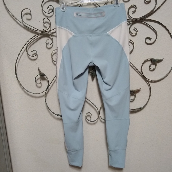 STELLA McCARTNEY Run Tight blue snake print accent leggings, M - Picture 3 of 14